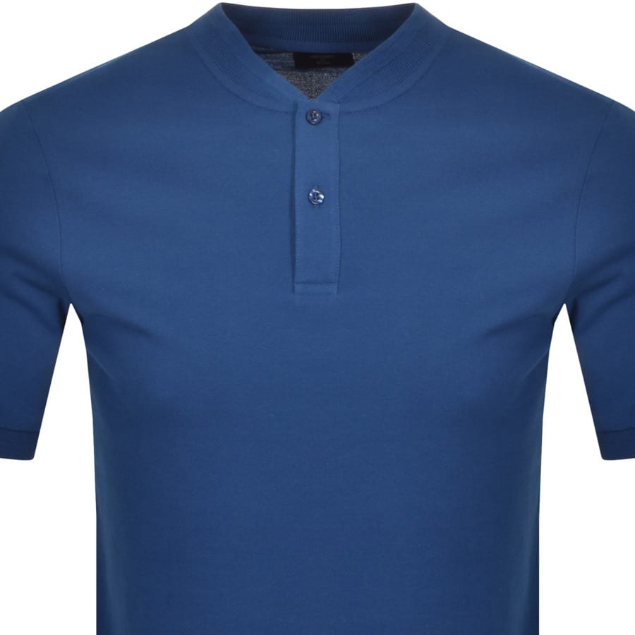 Alternative Image for ProductSuperdry Grandad Collar Polo Shirt Blue2